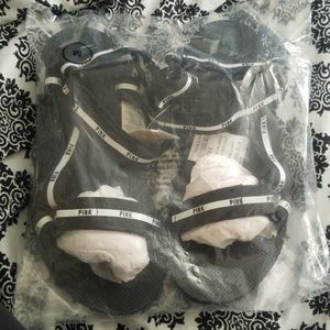 COPY - Pink black and white sandals